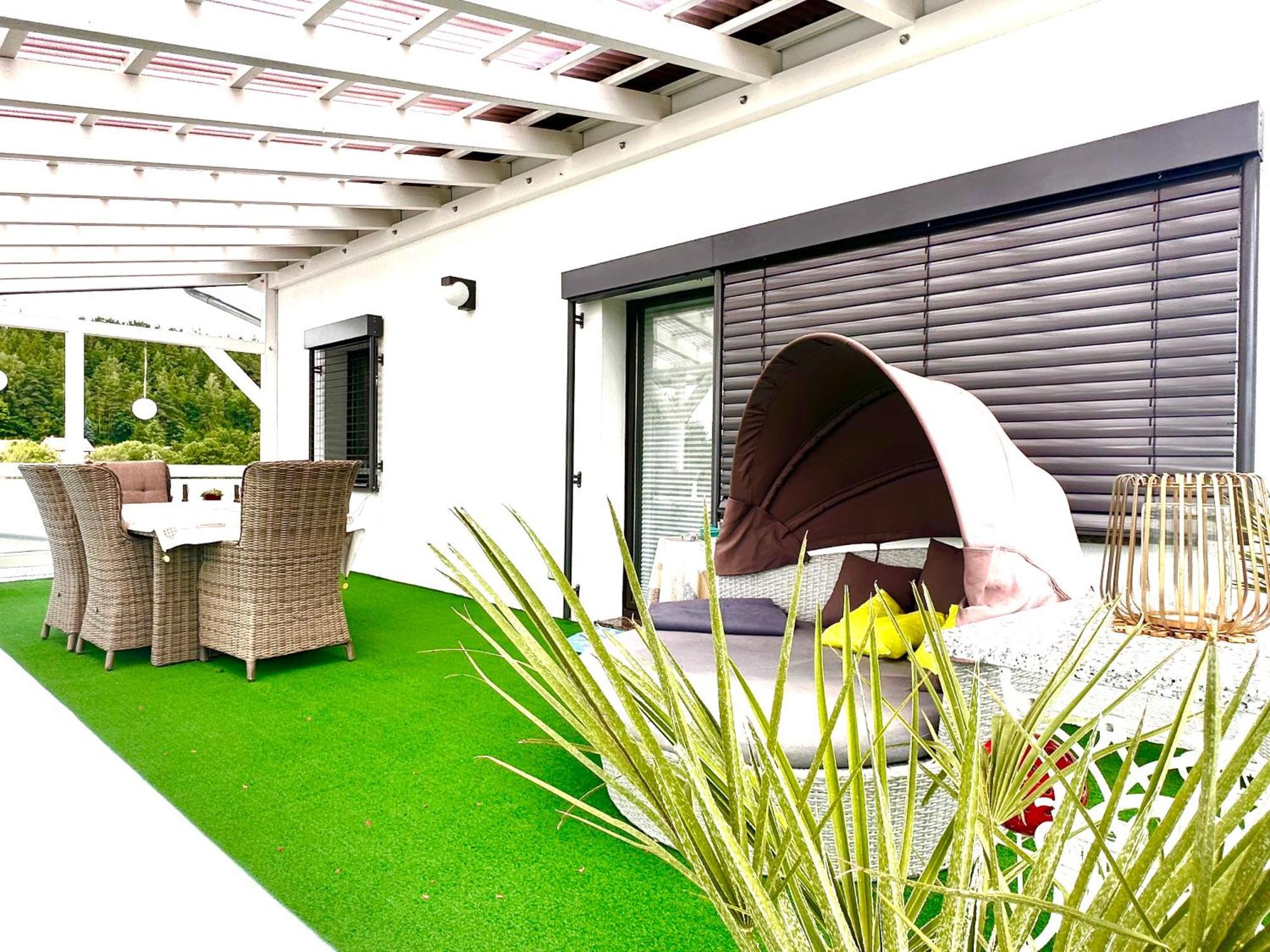 Ferienhaus Zur Waldauer Hoehe Mit 3 Sz, 120Qm & 40Qm Balkon Schleusingen Buitenkant foto